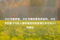 小红书播放量，小红书播放量有收益吗，小红书的魅力与惊人播放量背后的故事亿乐社区SUP货源站