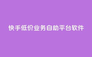 快手低价业务自助平台软件 - qq主页点赞怎么能上十万