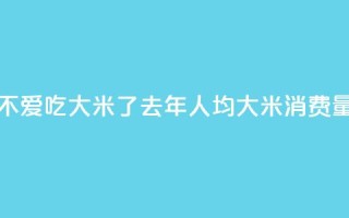 韩国人不爱吃大米了？去年人均大米消费量创新低