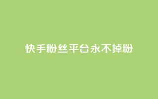 快手粉丝平台+永不掉粉,ma卖快手号平台 - 巨量千川手机版下载 - 抖音点赞ks下单