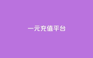 一元充值平台 - 一元充值网站：便捷快速充值，让您轻松畅游!