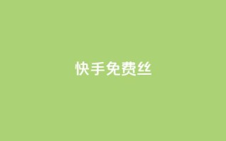 快手免费丝 - dy下单网