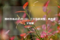 博时市场点评5月22日：三大指数调整，两市成交缩量