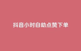 抖音24小时自助点赞下单 - 抖音24小时快速自助点赞服务，轻松点亮你的视频~